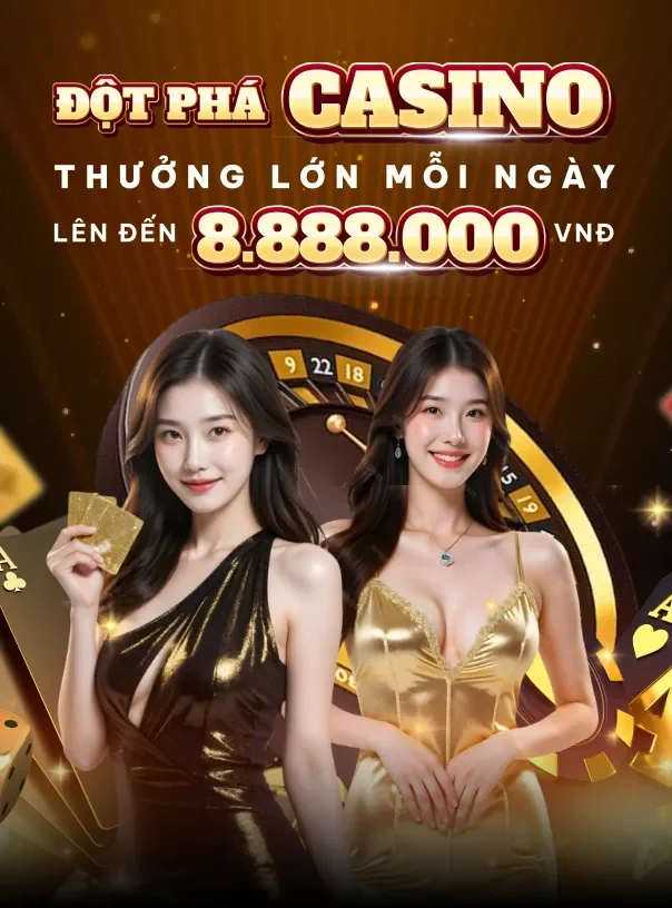 Thưởng đột phá Casino Debet đến 8.888.000 VNĐ - Hấp dẫn từng ván cược